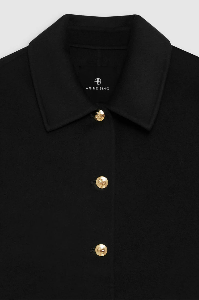 Luca Jacket Black Cashmere Blend