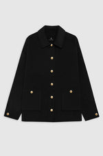Luca Jacket Black Cashmere Blend