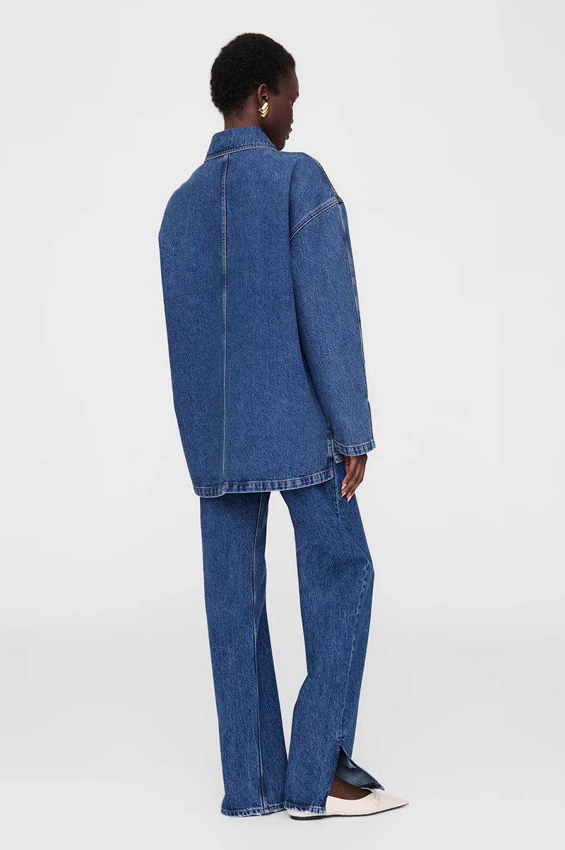 Luca Jacket Clean Indigo Denim