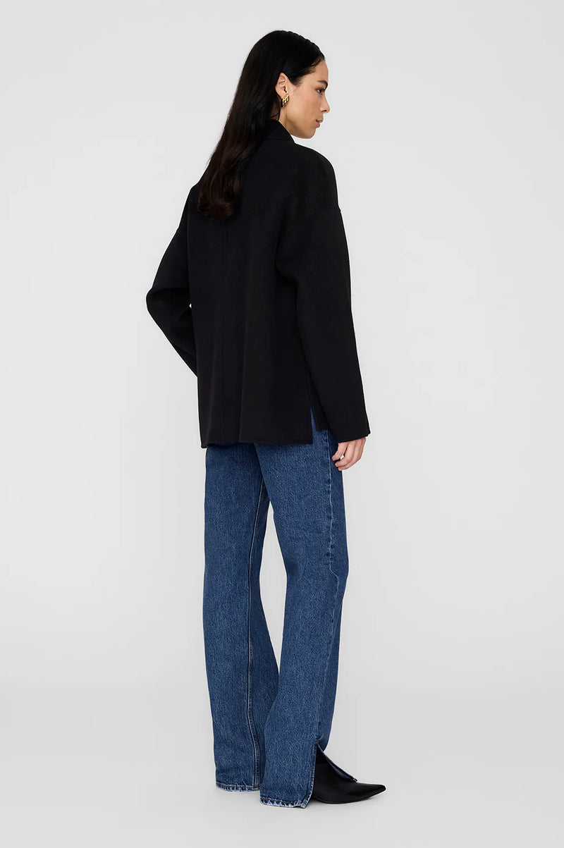 Luca Jacket Black Cashmere Blend