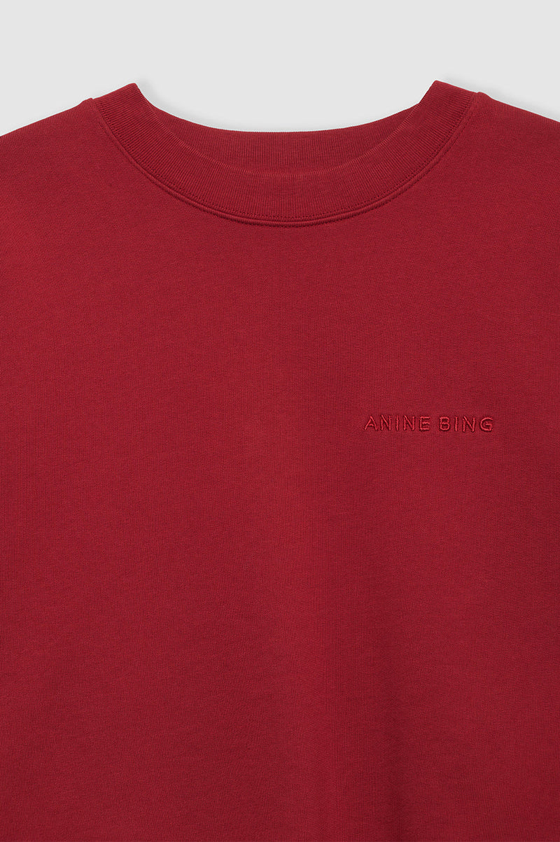 Miles Sweatshirt Washed Red