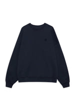 Miles Sweatshirt Framed Monogram Washed Navy