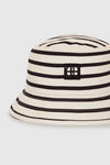 Nicks Bucket Hat Black Stripe French Terry