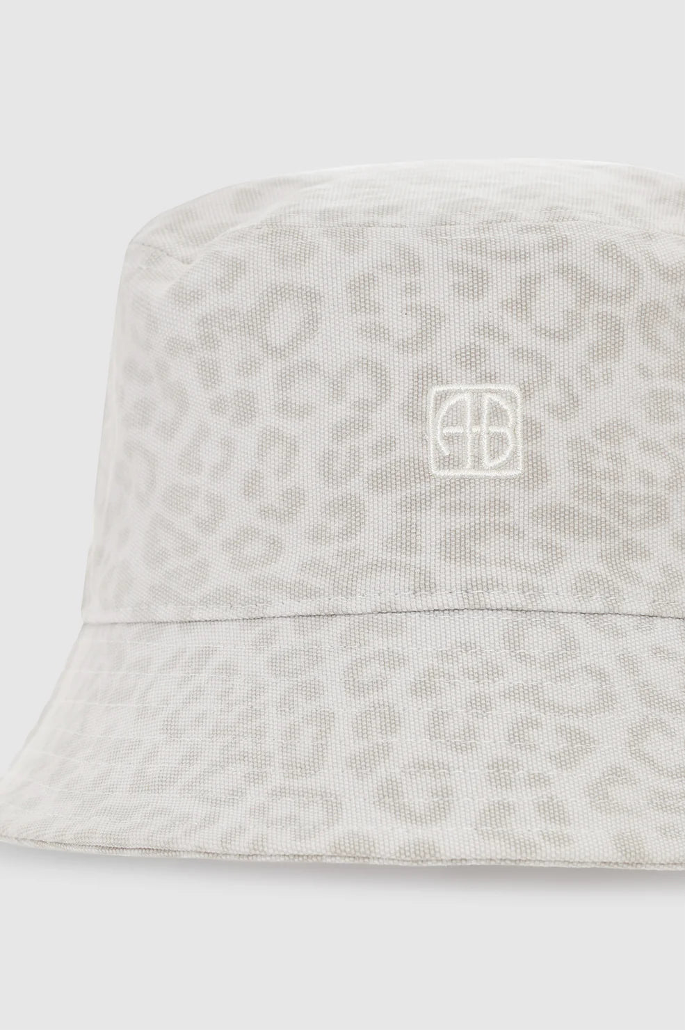Anine Bing Nicks Bucket Hat Washed White Leopard NWT ANINE BING Nicks Bucket Hat in Washed White Leopard | REVOLVE main image 3