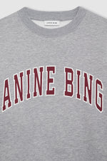 Spencer Sweatshirt Anine Bing Heather Grey