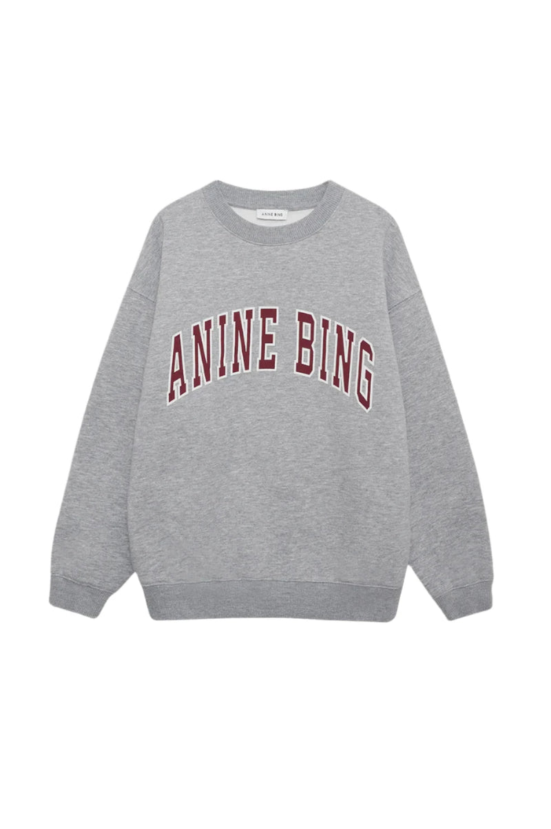 Spencer Sweatshirt Anine Bing Heather Grey