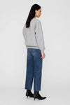 Spencer Sweatshirt Anine Bing Medium Heather Grey With Navy