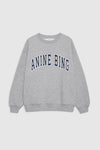 Spencer Sweatshirt Anine Bing Medium Heather Grey With Navy