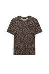 Sylvie Tee Black and Brown Leopard