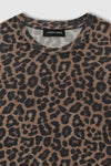 Sylvie Tee Black and Brown Leopard
