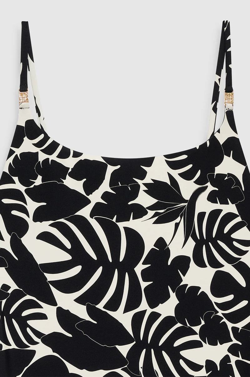Vesta One Piece Black Bird of Paradise
