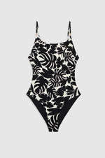 Vesta One Piece Black Bird of Paradise