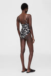 Vesta One Piece Black Bird of Paradise