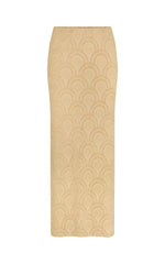 Marrakesh Tile Terry Skirt Macadamia