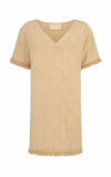 Marrakesh Tile Terry Dress Macadamia