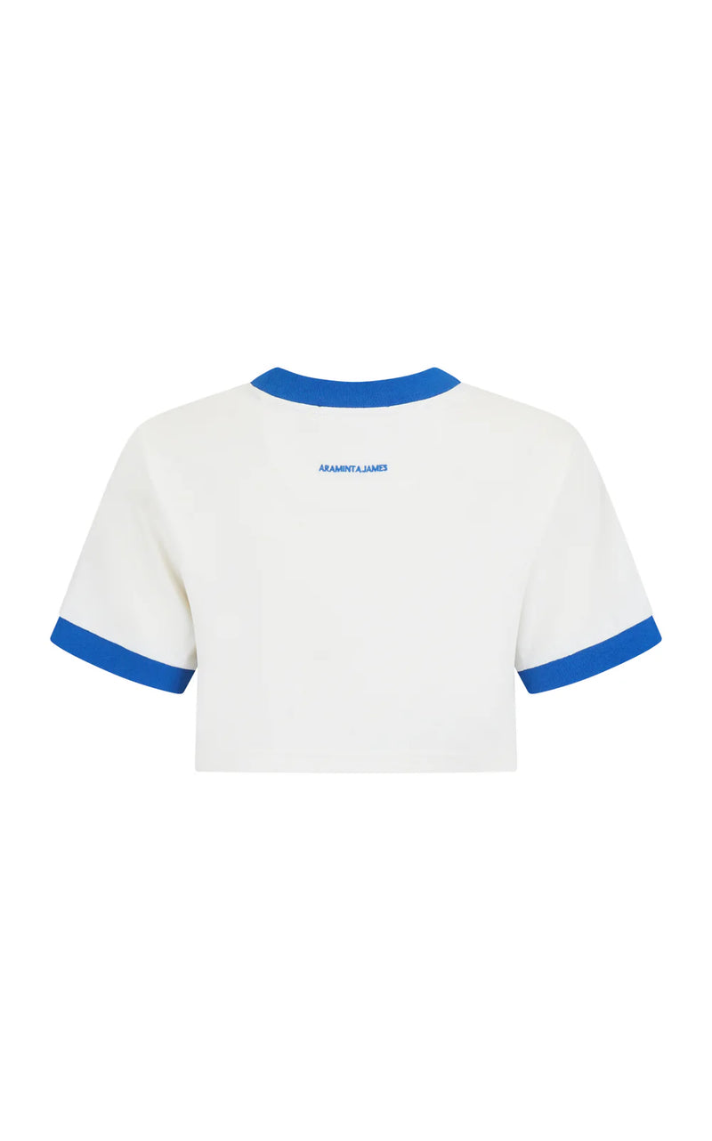 Palma Cropped Tee Snow