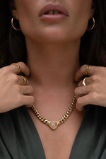 Valentine Necklace Rose Quartz