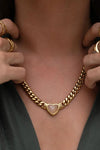 Valentine Necklace Rose Quartz