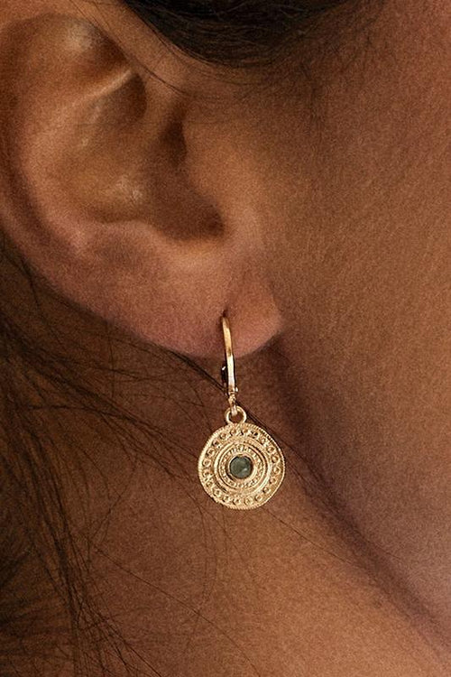 Alba Green Earrings