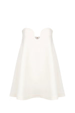 Amura Strapless Mini Dress Cream