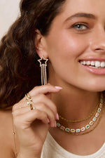 Starburst Gold Earrings