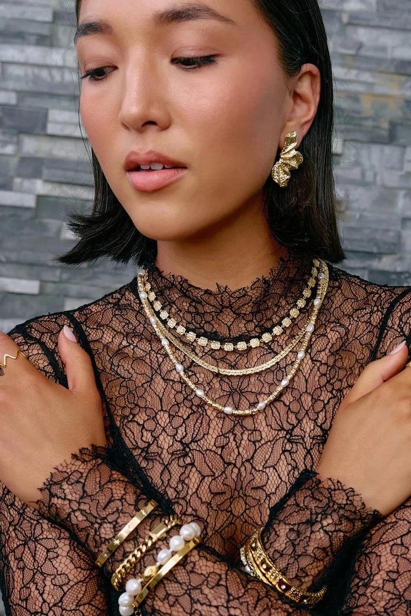 Stassia Gold Earrings