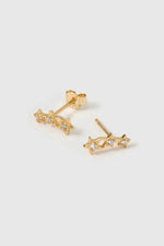 Astra Triple Star Earrings