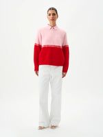 Reggie Sweater Rose Ombre