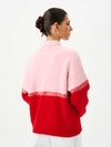 Reggie Sweater Rose Ombre