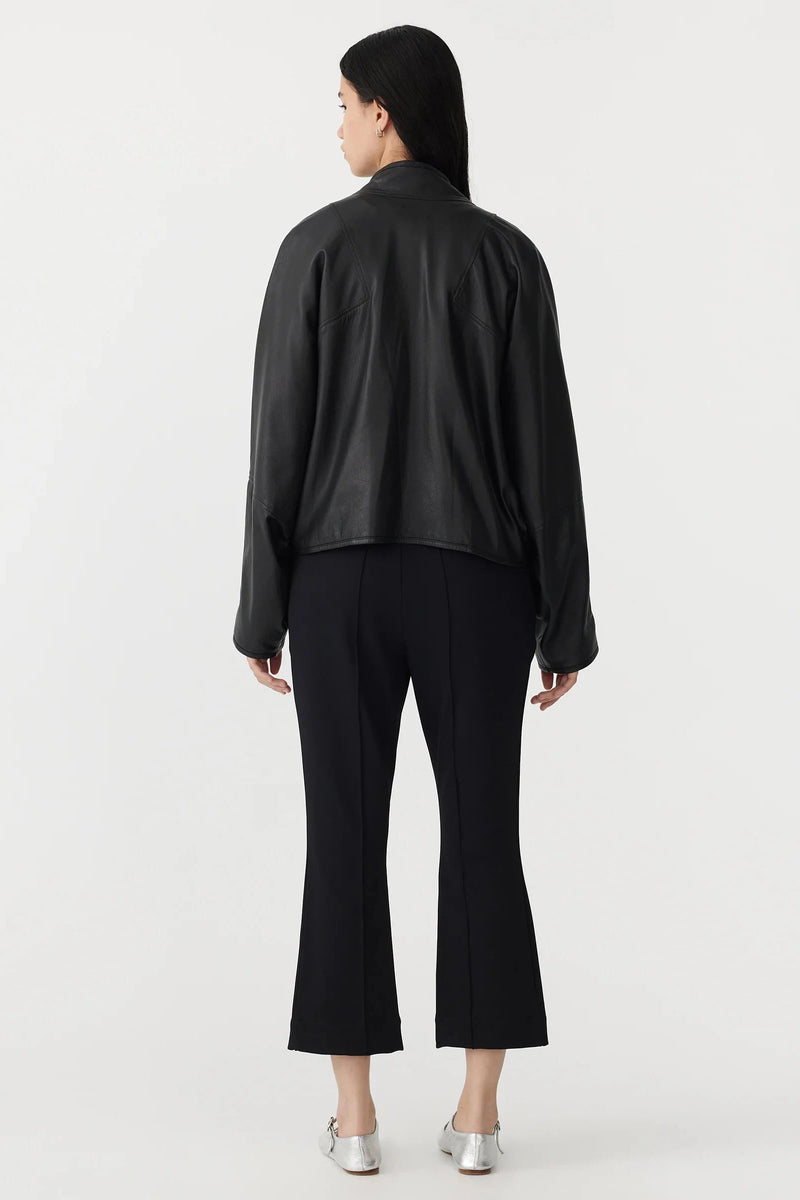 Twill Flare Pant Black