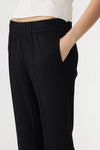 Twill Flare Pant Black