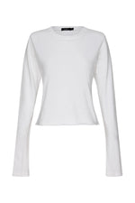 Raw Edge Baby L/S T.Shirt White