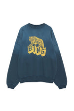 Harvey Crew Retro Tiger Washed Faded Navy