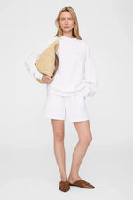 Miles Sweatshirt Framed Monogram Off White