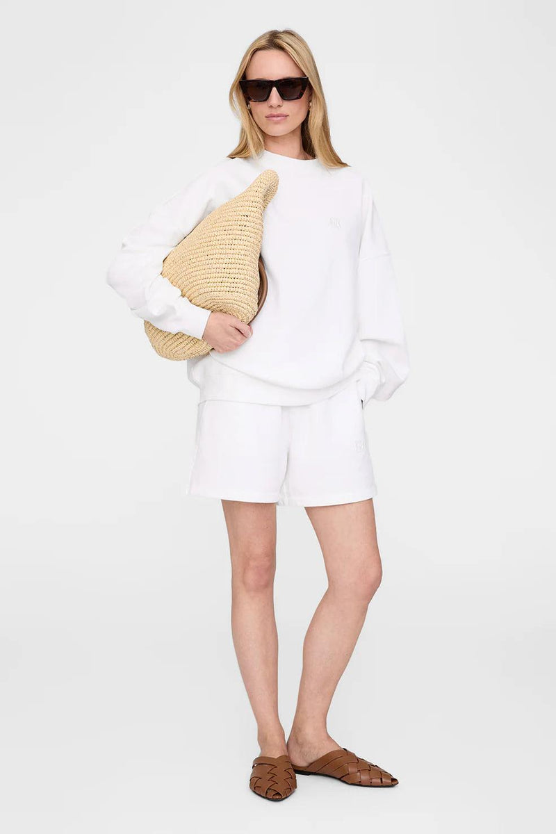 Miles Sweatshirt Framed Monogram Off White
