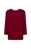 James Long Sleeve Top Red Wine