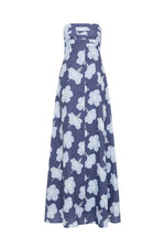 Primrose Dress Blue Hibiscus