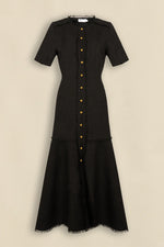Banter Dress Black Boucle