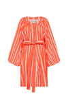 Sardinia Dress Orange Stripe