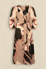 Verge Dress Tearose Organic