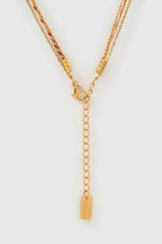 Bubble Letter Necklace Blush
