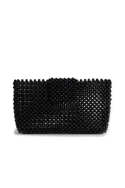 Beaded Wallet Black