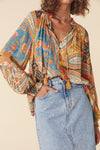 Belladonna Blouse Kaleidoscope