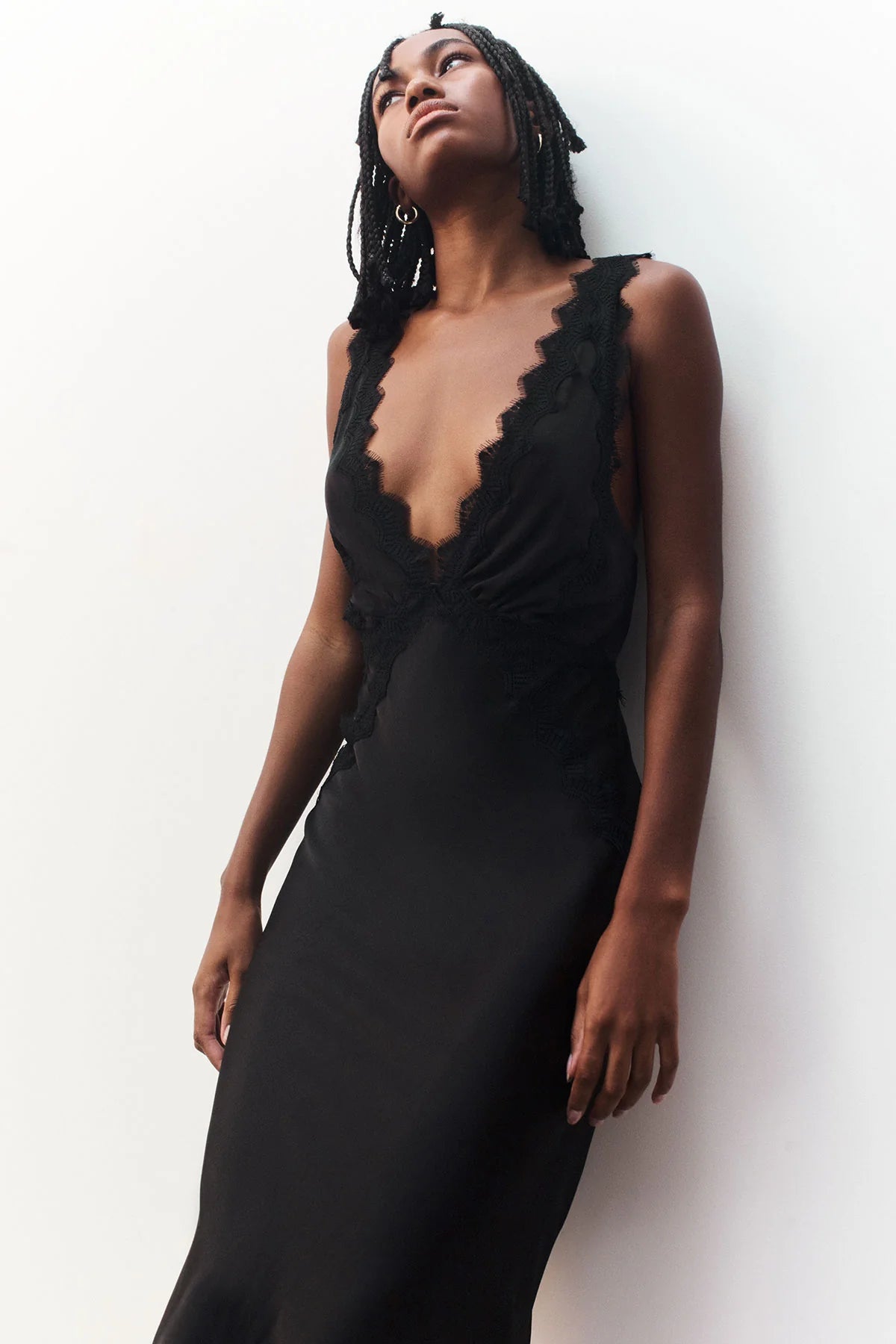Camille Lace Cross Back Midi Dress Black – ROAR CLOTHING PTY LIMITED