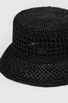 Camille Sun Hat Black
