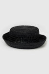 Camille Sun Hat Black