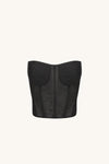 Celeste Strapless Corset Black