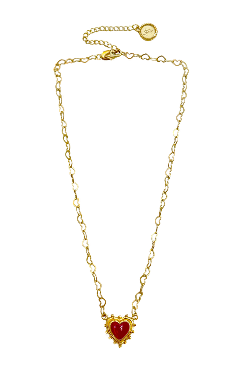 Cindy Necklace Gold Rouje