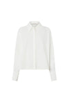 Blaise Cocoon Sleeve Shirt White