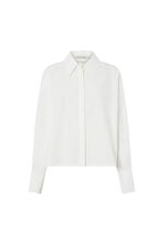 Blaise Cocoon Sleeve Shirt White